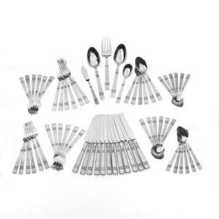   Wallace Cheyenne 65 Piece Stainless Steel Flatware Set, Service for 12
