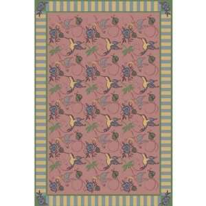  Joy Carpets 436 Rose Rose Flights of Fantasy Rug Size 3 