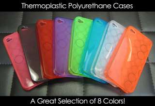Smoke TPU High Grade Soft Rubber Case for iPhone 4 4G  