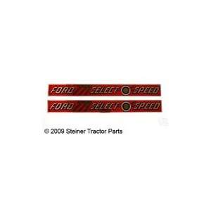    Pair of hood decals for Ford 771 Select O Speed Automotive