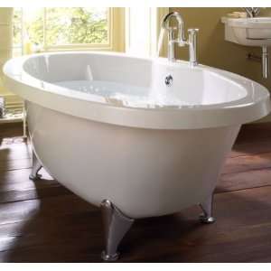   Tubs CW41 Clearwater Palace Freestanding Oval Air Tub with Feet 66 1/2