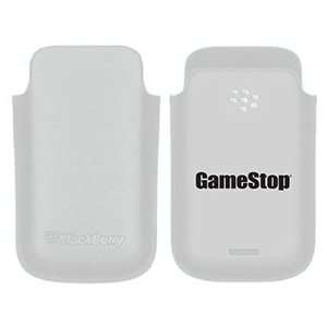  GameStop Logo on BlackBerry Leather Pocket Case  