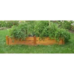   95 Inch by 19 Inch Raised Garden Bed, Unfinished Patio, Lawn & Garden
