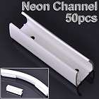 50x Flex LED Neon Rope Light 2 Channel Mounting Holder Accessories 8 