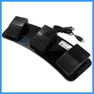 USB PC HID Foot Switch Pedal Control Keyboard Action  