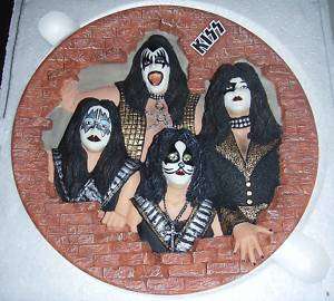 KISS   Ltd. Edition 3D   Bas relief plate  Gartlan USA  