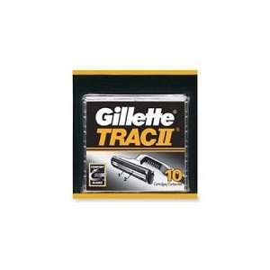  Gillette Trac II Shaving Cartridges (10 Cartridges 