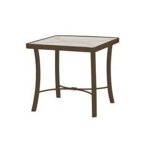   720238 Moab Obscure Glass 24 Square End Table