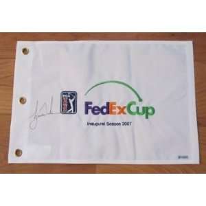   2007 FedEx Cup Flag UDA   Autographed Pin Flags