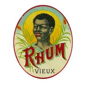  Rhum Vieux Rum Label Giclee Poster Print, 24x32