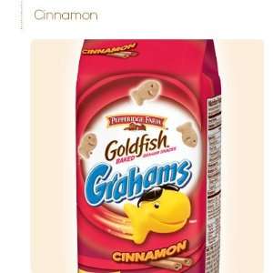 Goldfish Graham Snacks Baked Cinnamon, 6.6 Ounces  Grocery 