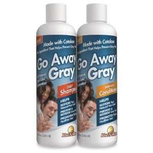  Go Away Gray Shampoo and Conditioner Kit   8 Oz Each 