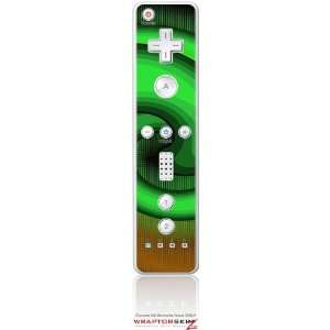  Wii Remote Controller Skin   Alecias Swirl 01 Green by 
