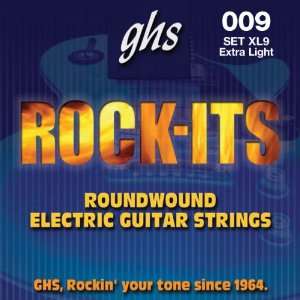   GHS Rock it Extra Light Electric Guitar Strings Musical Instruments