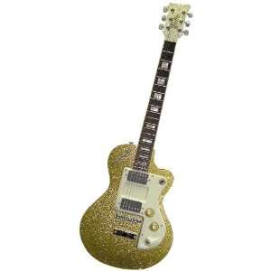   Left handed Electric Guitar   Gold Sparkle Musical Instruments