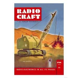  Radio Craft Mine Destroyer Giclee Poster Print, 24x32 