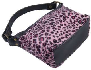 New Cute Pink Leopard Print Small Handbag Purse #B30  
