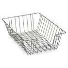 WIRE MESH STACKING DESK TRAY PEWTER QTY 2  