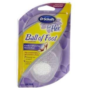 Dr. Scholls For Her Ball Of Foot Cushion 1 pair (Quantity of 4)