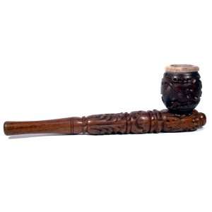  New Hand Carved Wooden Tobacco Smoking Pipe Everything 