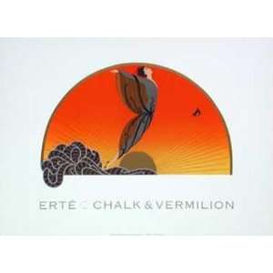  Sunrise by Erte   Romain de Tirtoff   14 3/4 x 20 inches 