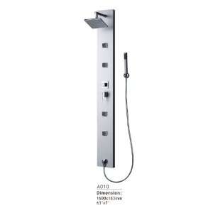 BathApp Aluminum Alloy Shower Panel Tower System with 4 Massage Jets 