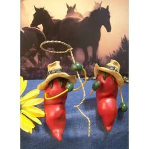  Hot Chili Pepper Shelf Sitters ~ What A Set of Hotties 