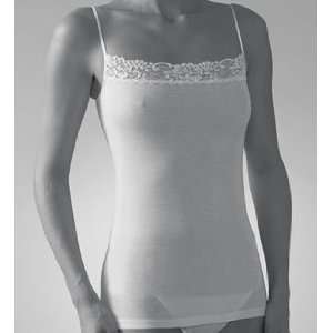  Hanro Grace Spaghetti Strap Camisole Daywear (PETITE White 