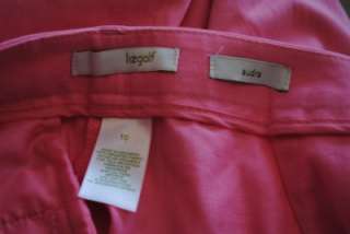 LIZ GOLF CLAIBORNE PINK PANTS 10 NWOT LPGA STYLE LADIES  