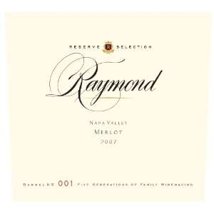  Raymond Reserve Merlot 2007 Grocery & Gourmet Food