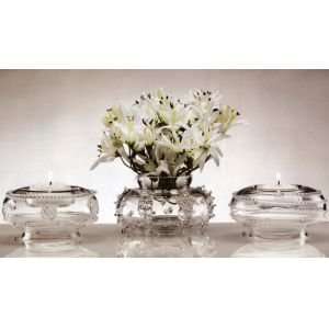 Juliska Glassware Tea Lights E. Tea Light Vase   Amalia 3.5 InchW x 2 