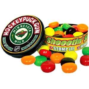  NHL Minnesota Wild Hockey Puck Candy (6 Pack) Sports 