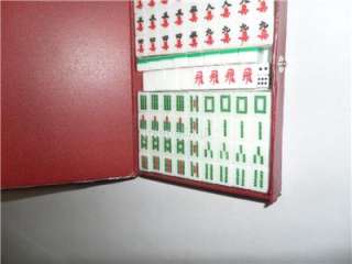   Board Game Mahjong Mah Jong Game Portable Set Mini Chinese  