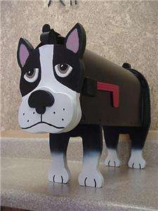 BOSTON TERRIER MAILBOX DOG MAILBOXES TERRIERS DOGS MAIL  
