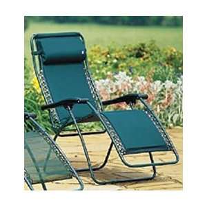  Padded Lafuma Lounger Black Patio, Lawn & Garden