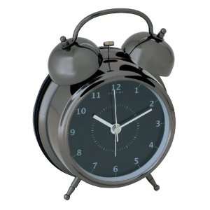  4.9 Black Wake Up Metallic Alarm Clock