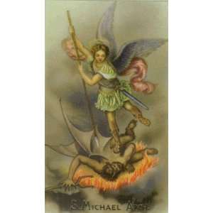  Michael the Archangel Prayer Card Toys & Games