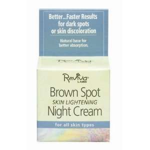 Reviva Labs Brown Spot Night Cream/skin Light   1.5 Oz (image may vary 