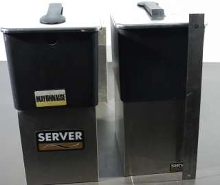 qty 3) Server Mayonnaise Mustard Dispensers SS 1SE 98E  