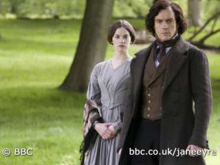 The characters of Jane Eyre and Edward Rochester in Masterpiece 