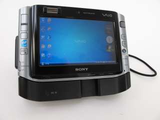 Sony Vaio VGN UX380N 4.5 Handheld Computer   Dock and Case  