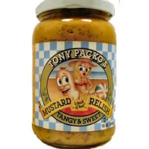TonyPackos Mustard Relish  Grocery & Gourmet Food