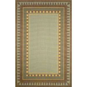  Terrace Border Aqua Indoor / Outdoor Rug Size 411 x 76 