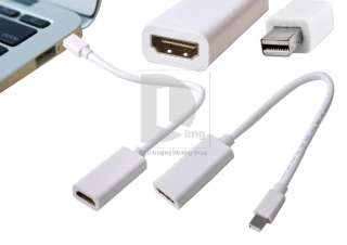 New 18cm Mini Display Port to HDMI Adapter Cable for Apple MacBook Pro 