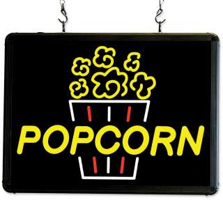   Lighted Sign, Popcorn Popper Machine Maker Merchandiser Display  