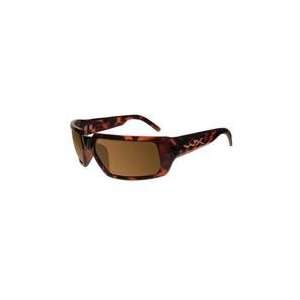  Wiley X Plazma Sunglasses Gloss Leopard Brown Frame with 