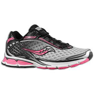 Saucony PowerGrid Cortana   Womens   Running   Shoes   Silver/Black 