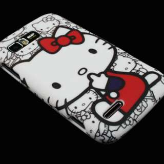 Case+Screen Protector for Motorola ATRIX 2 Hello Kitty Cover Skin AT&T 