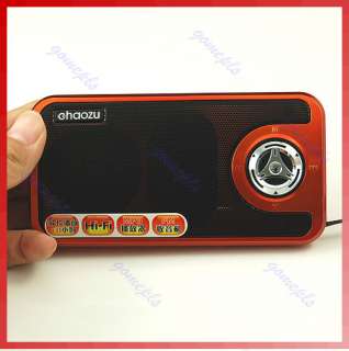 Pocket sized USB Disk TF  FM Music Player Speaker O  