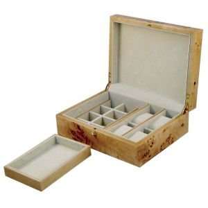  Natural Wood Wooden Jewelry Box